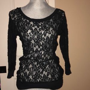 NWOT EXPRESS LACE SWEATER